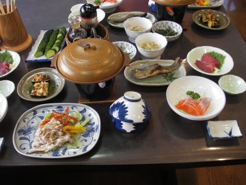 高木屋さんのお夕飯