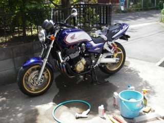 CB1300の洗車